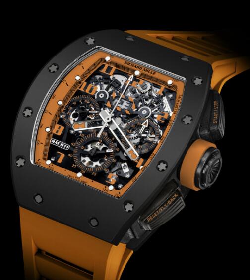 Replica Richard Mille RM 011 Flyback Chronograph Orange Storm Watch
